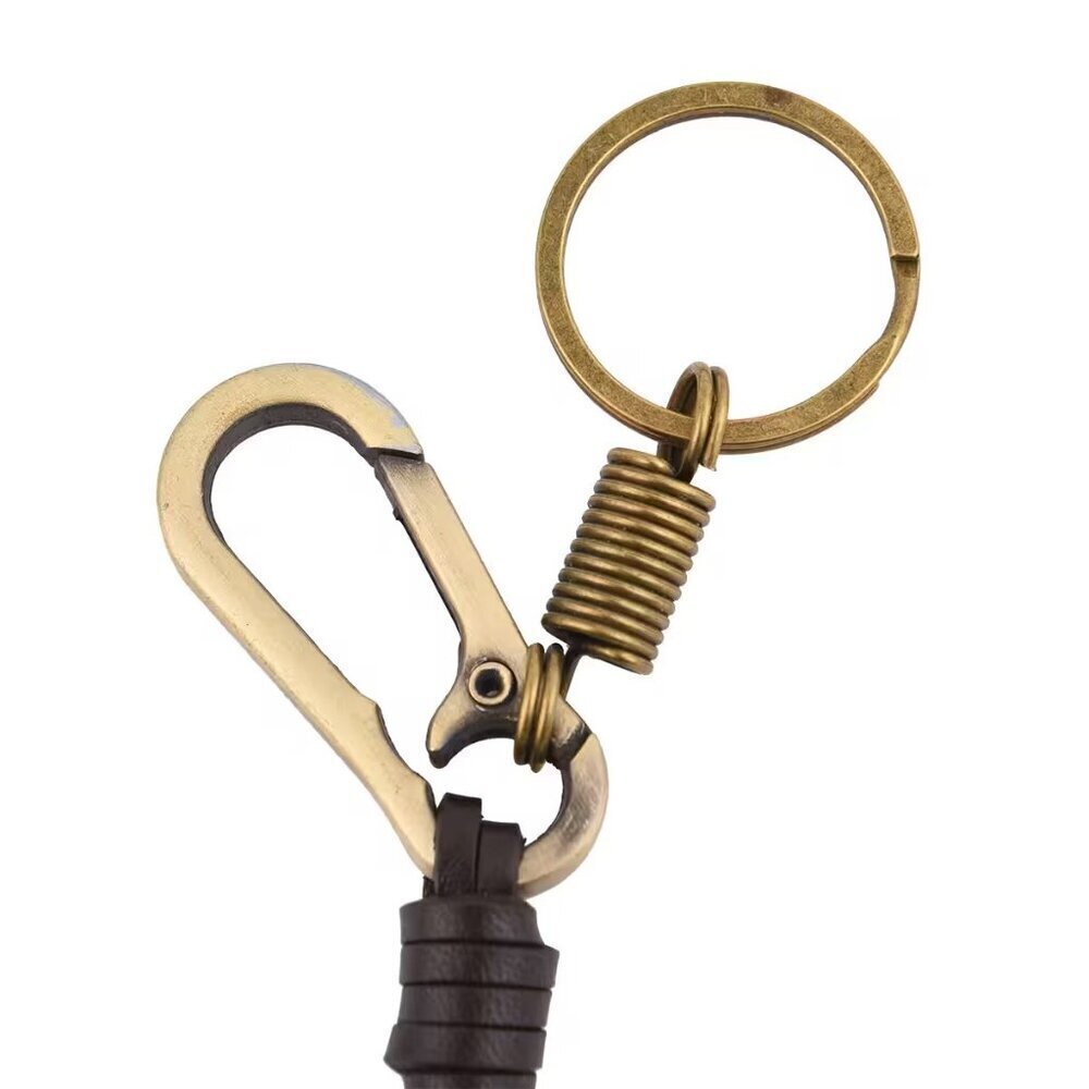 WING Keychain in Faux Leather and Goldtone Gift Box - Picture 2 of 3
